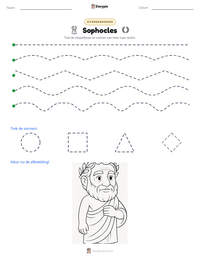Sophocles afdrukbare werkblad voorbeeld
