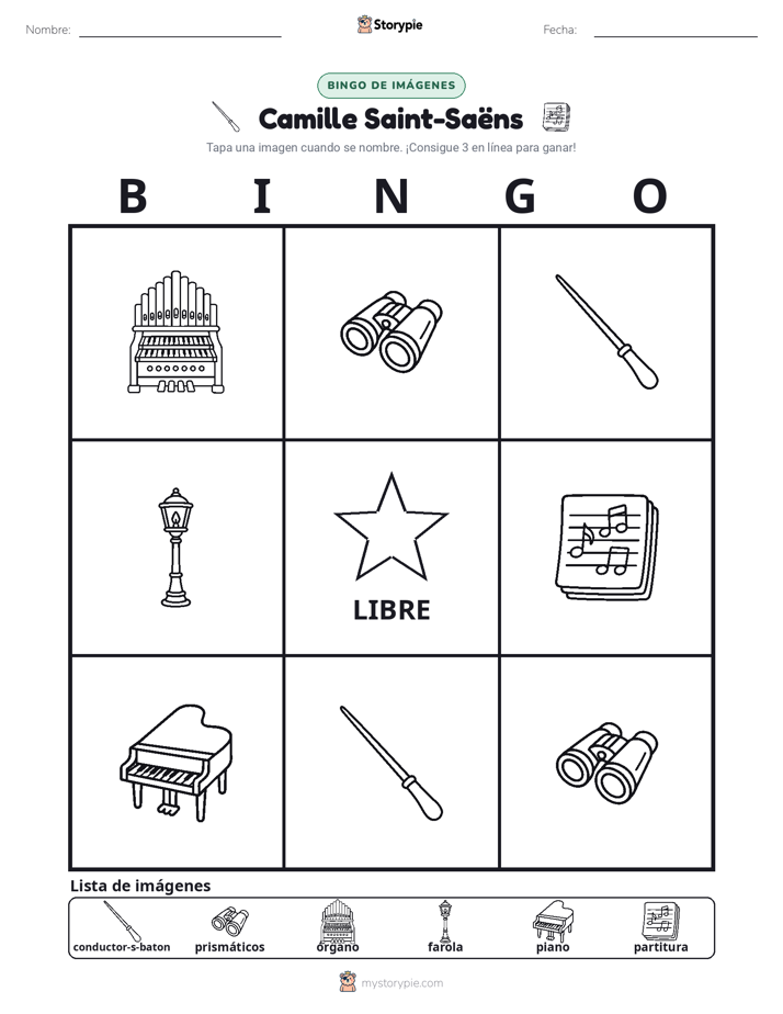Bingo de Imágenes