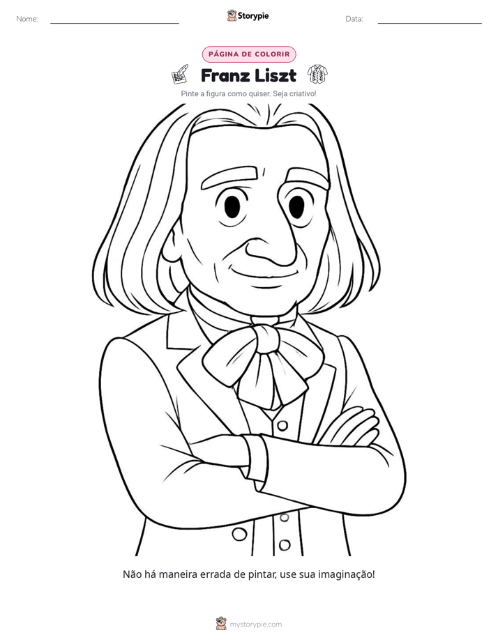 Página para colorir