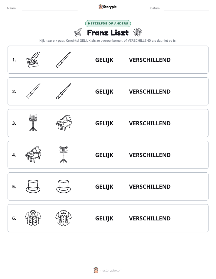 Zelfde of Verschillend