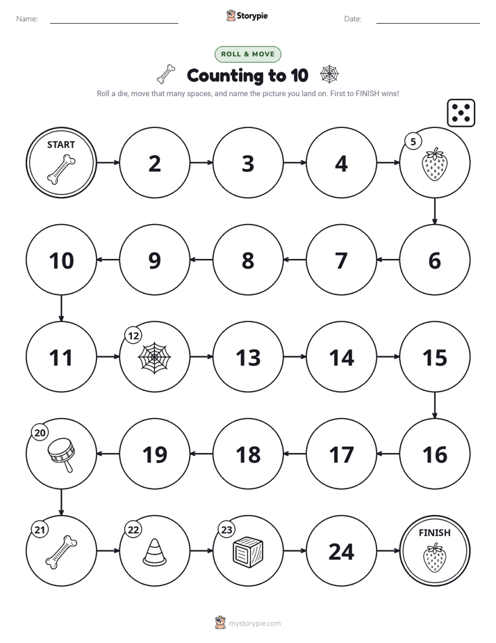 Roll & Move Game