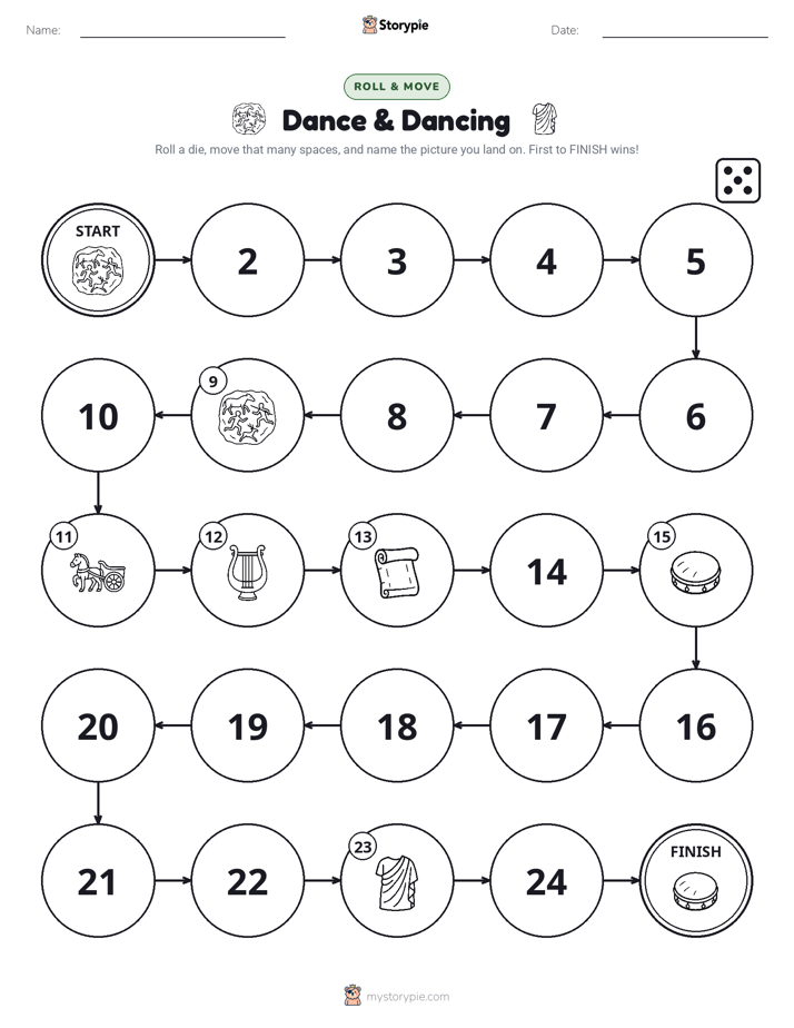 Roll & Move Game