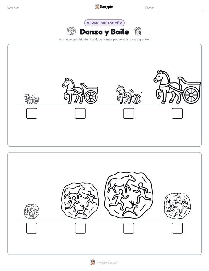 Orden de Tamaños