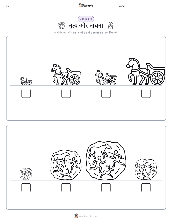 आकार क्रम