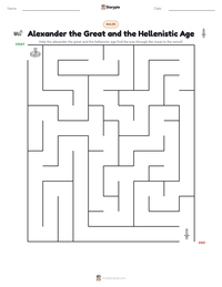 Alexander the Great and the Hellenistic Age printable worksheet preview