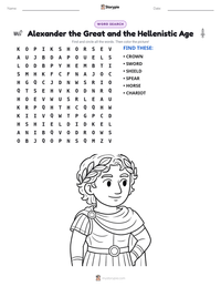 Alexander the Great and the Hellenistic Age printable worksheet preview