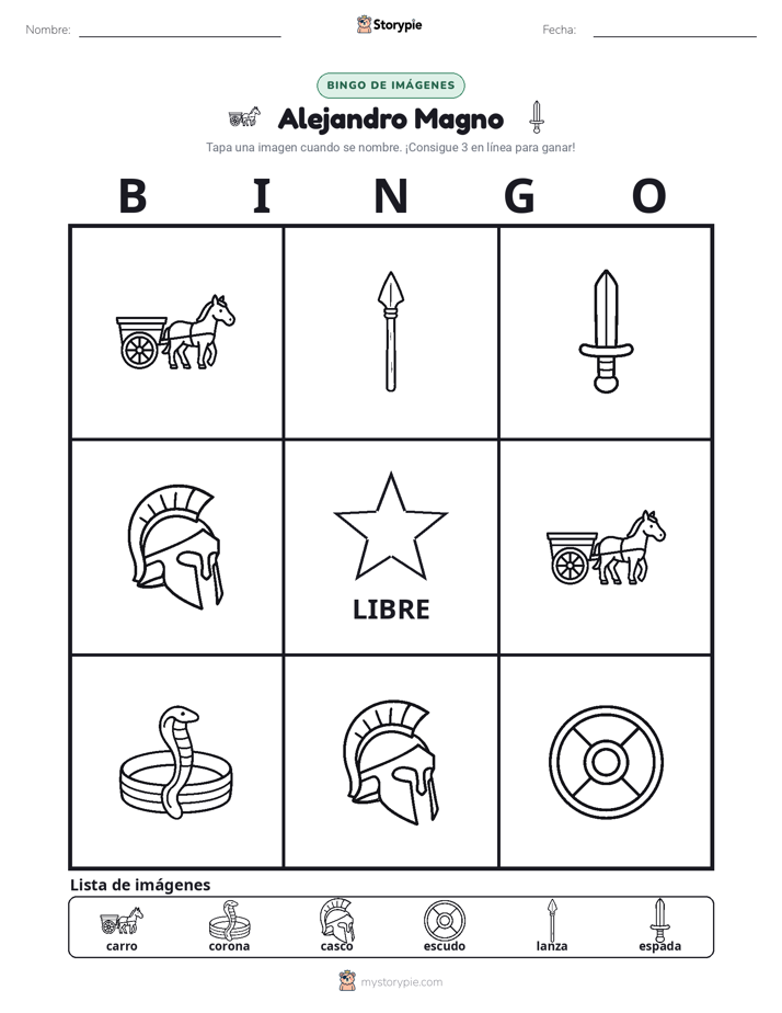 Bingo de Imágenes