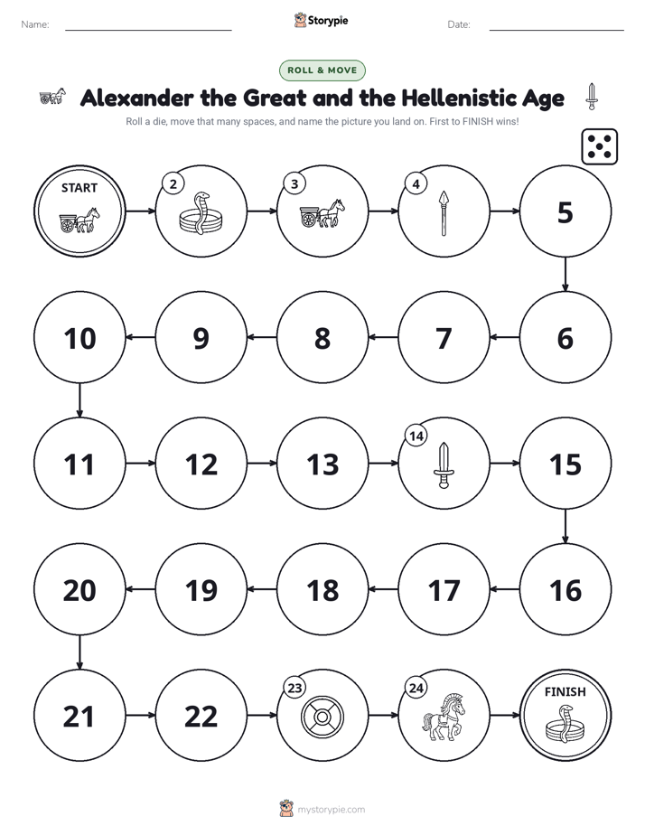 Roll & Move Game