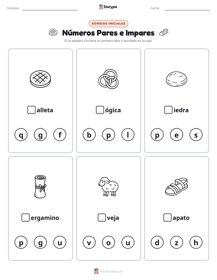Sonidos Iniciales