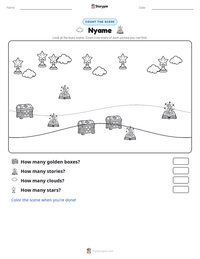 Nyame printable worksheet preview