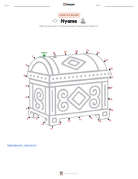 Aperçu de la feuille de travail imprimable Nyame