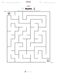 Nyame printable worksheet preview