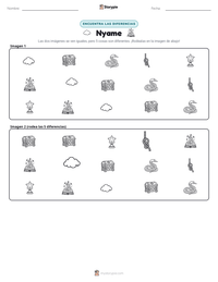 Vista previa de la hoja de trabajo imprimible de Nyame