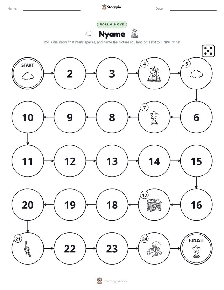 Roll & Move Game
