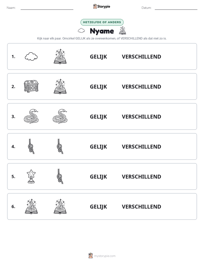 Zelfde of Verschillend