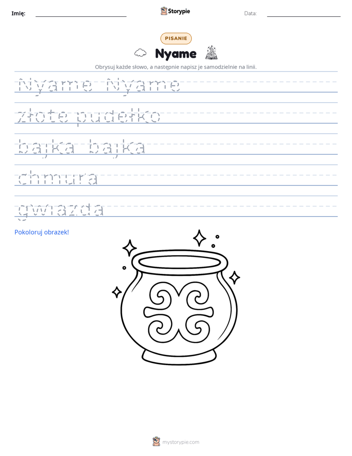 Ćwiczenie Pisania