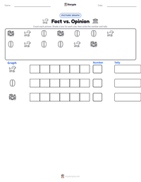 Fact vs. Opinion printable worksheet preview