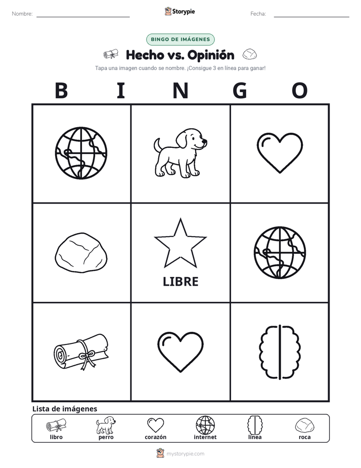 Bingo de Imágenes