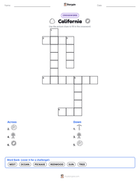 California printable worksheet preview