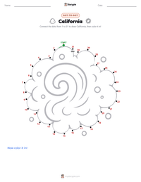 California printable worksheet preview