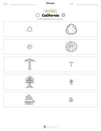 California printable worksheet preview