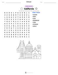 California printable worksheet preview