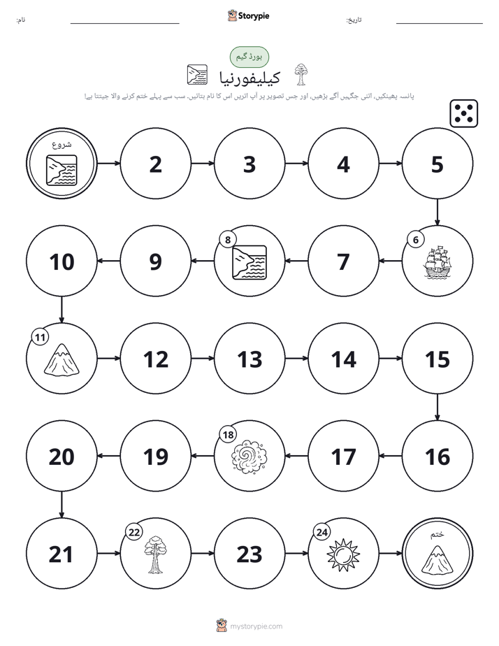 رول اور منتقل کریں کھیل
