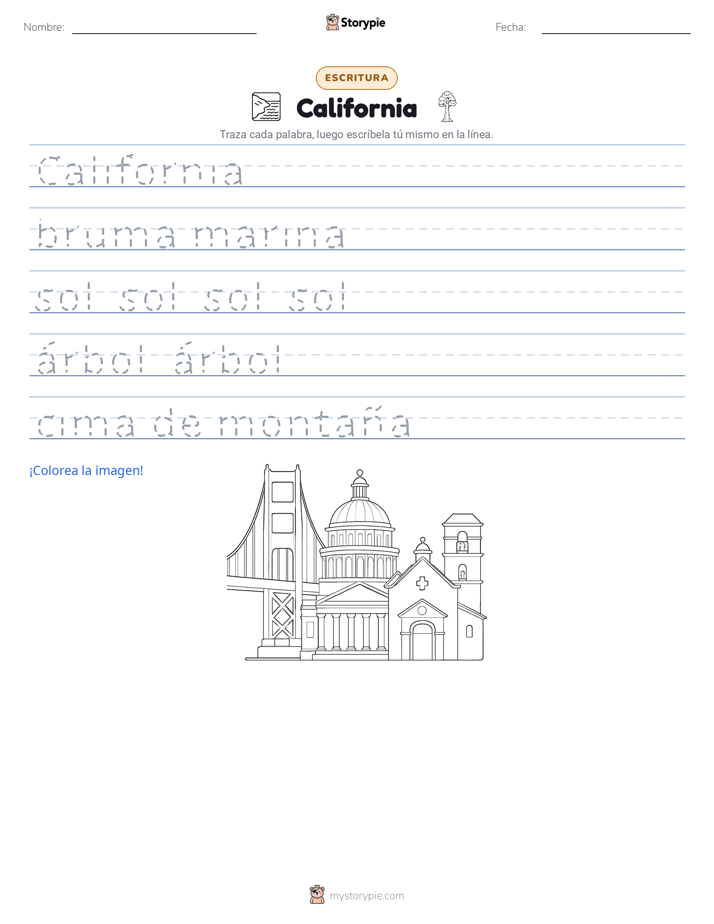 Práctica de Escritura