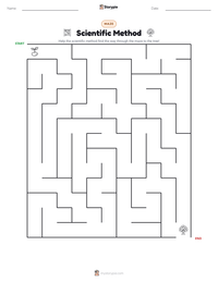 Scientific Method printable worksheet preview