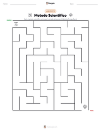 Anteprima della scheda stampabile di Metodo Scientifico