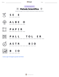Anteprima della scheda stampabile di Metodo Scientifico