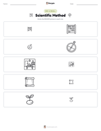 Scientific Method printable worksheet preview