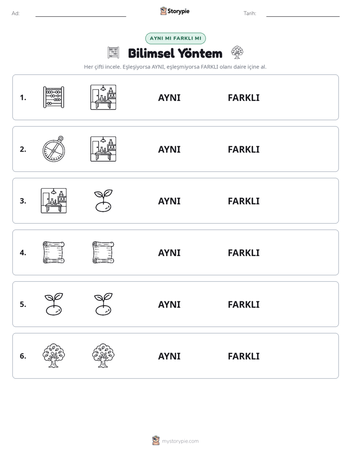 Aynı mı Farklı mı