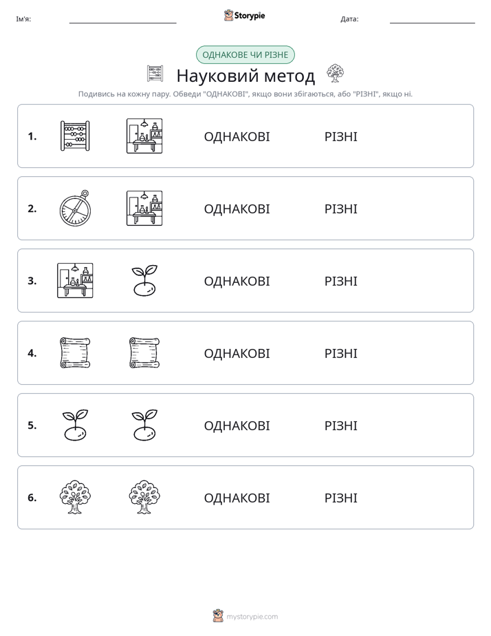 Однакові чи різні