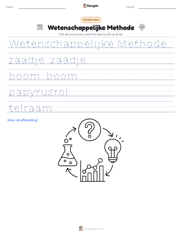 Schrijf Oefening