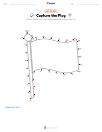 Capture the Flag printable worksheet preview
