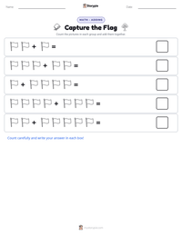 Capture the Flag printable worksheet preview