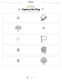 Capture the Flag printable worksheet preview