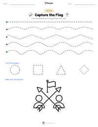 Capture the Flag printable worksheet preview