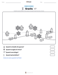 Anteprima della scheda stampabile di Granito