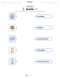 Hoja de trabajo imprimible de Granito para niños
