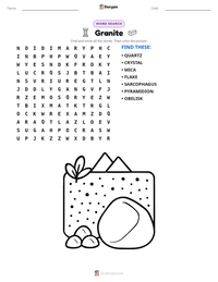 Granite printable worksheet preview