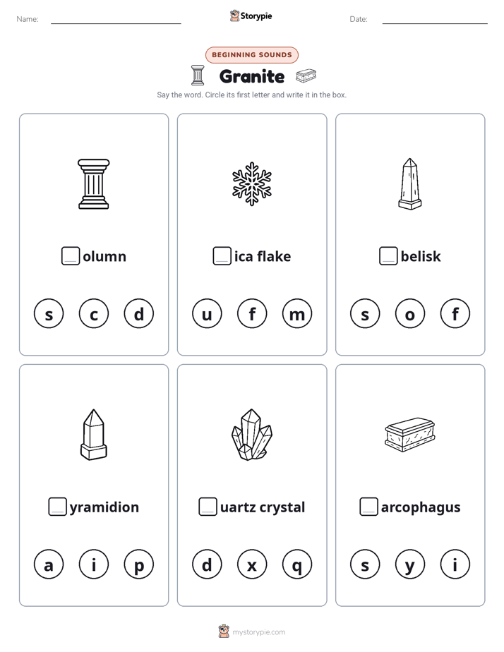 Beginning Sounds