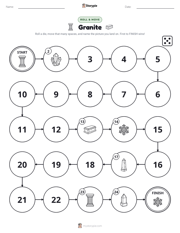 Roll & Move Game