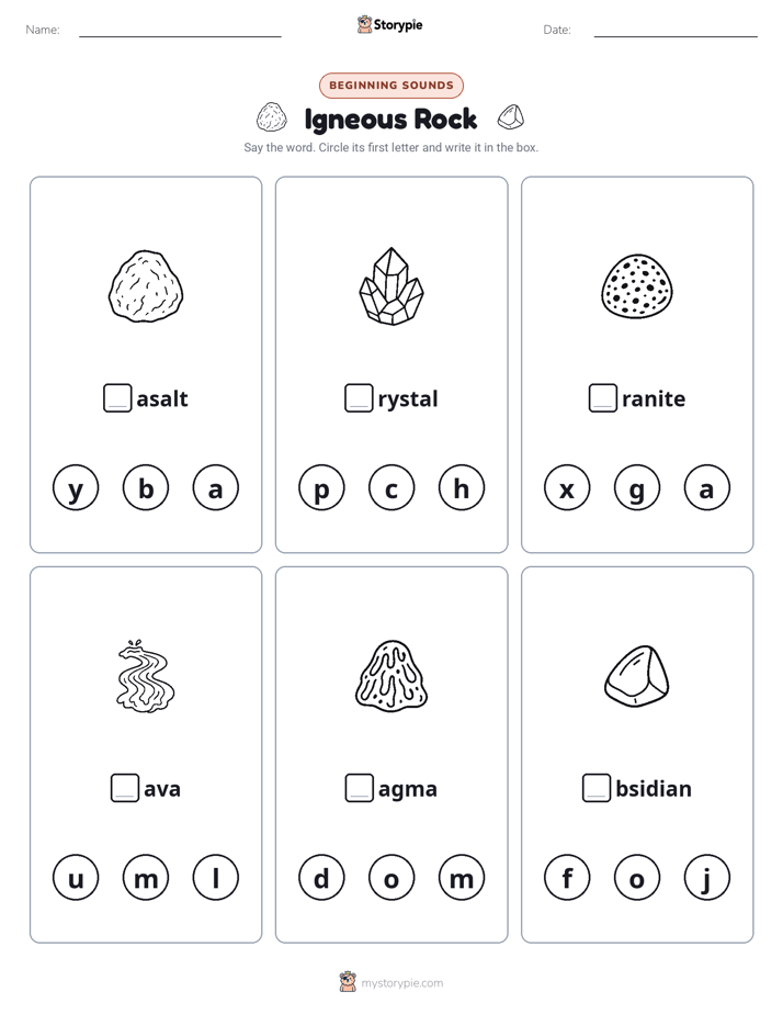 Beginning Sounds