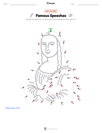 Famous Speeches printable worksheet preview
