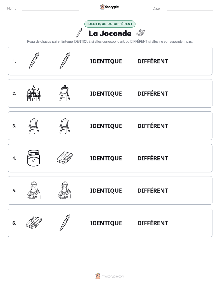 Identique ou Différent
