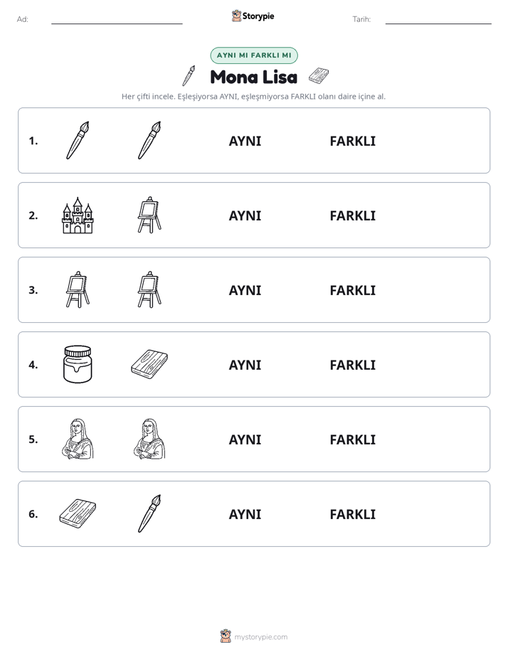 Aynı mı Farklı mı