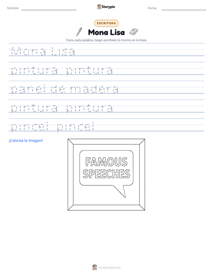 Práctica de Escritura