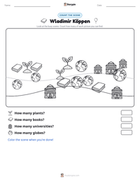 Wladimir Köppen printable worksheet preview